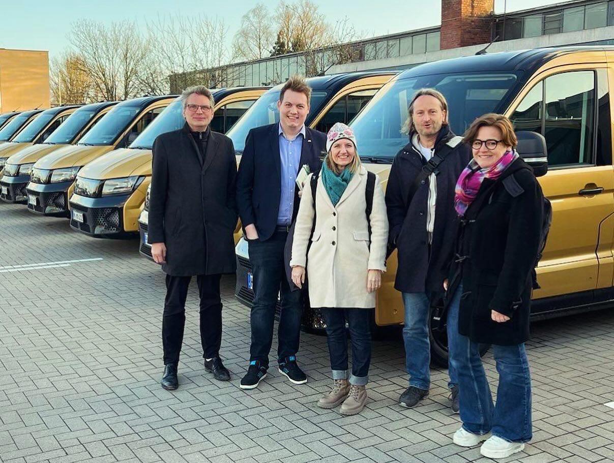 Der AK Verkehr besucht die Firma MOIA in Hamburg: Im Vorfeld der ...